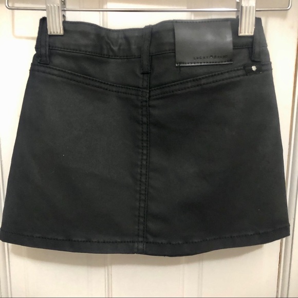 NWOT Lucky Brand girls button front denim skirt - Picture 6 of 7